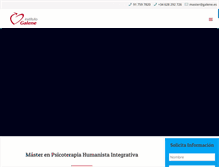 Tablet Screenshot of masterdepsicoterapia.com